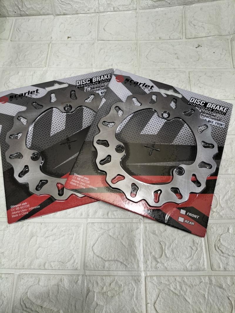 Product Introduction of N MAX AEROX OLD NEW PIRINGAN REM CAKRAM DISC BRAKE DPN BLKG ORIGINAL SCARLET N MAX OLD NEW AEROX LEXI UKURAN STANDAR VARIASI Motorcycle 5
