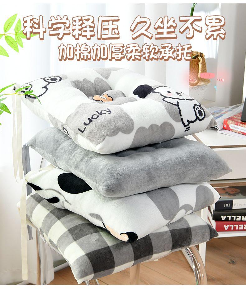 Product Introduction of 2025 [HTK 1016 People] Thickened Cartoon Milk Winter Children's Coral Fleece-lined Square Warm Super Thick Car Living Room Ins Style Home mattress  topper  expanding Minimalist Grid Cotton Comforter pillow  case bedsheet bedsheet  king  size fitted  sheet 7