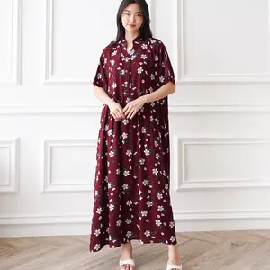 [DasterNaswa] Mahira Motif Rayon Daster Wanita Busui