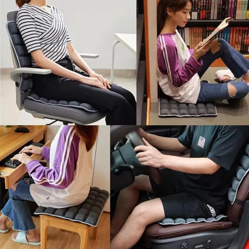 Product Introduction of New Inflatable Travel Cushion Anti-Slip Breathable 3D Air Cell Seat Cushion Comfortable Portable Travel Seat Cushion Office Chair 16