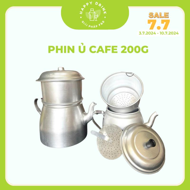 Phin cafe nhôm 200g - Phin ủ cafe chuyên dụng 0