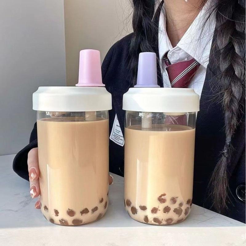 Product Introduction of inminox Drinkware Plastic Straw Cup Large Capacity Transparent Water Bottle Plastic Kettle Juice Milk 13