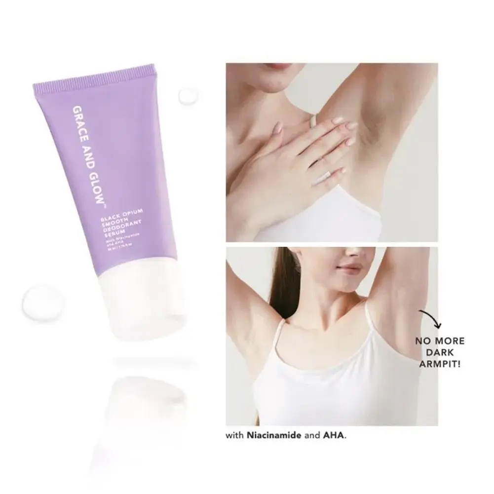 Serum Khử Mùi Mịn, Grace Và Glow, 50ml, Gói Kết Hợp, Lăn Cho Làm Sáng Nách, P3E5