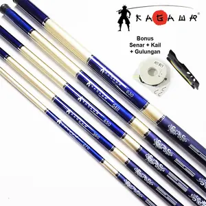 Joran Tegek Japan Original GOLDEN SERIES BONUS GULUNGAN TEGEK DAN KAIL SENAR Reel Pancing