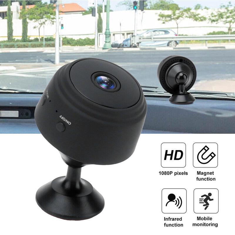 1080P HD WiFi Wireless Mini IP Camera Home Security Night Vision Cam CCTV DVR +32GB Adjustable Button 4