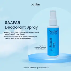 Saafar | Deodorant Spray | Skincare Haji & Umroh | Tanpa Alkohol & Parfum