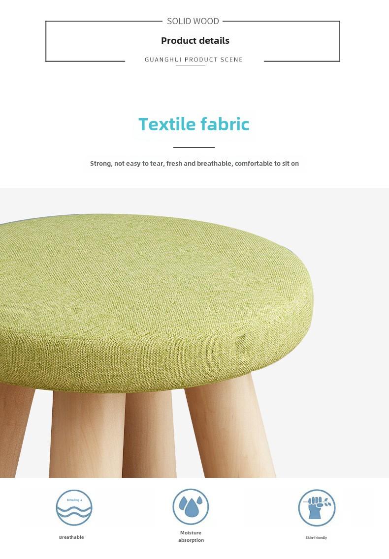 Product Introduction of Cute Wooden Child Sofa Stool Cartoon Fashion Creative Small Stool 5