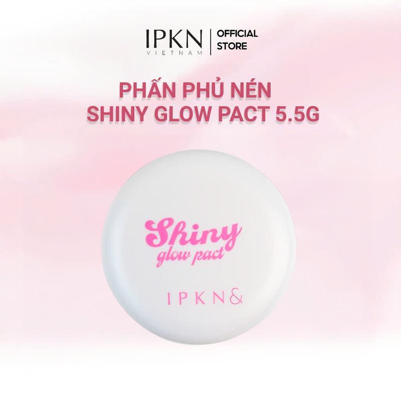 IPKN- Phấn Phủ Nén Hiệu Ứng Căng Bóng Hồng Hào Shinny Glow Pact 5.5g Cosmetic 10/2027