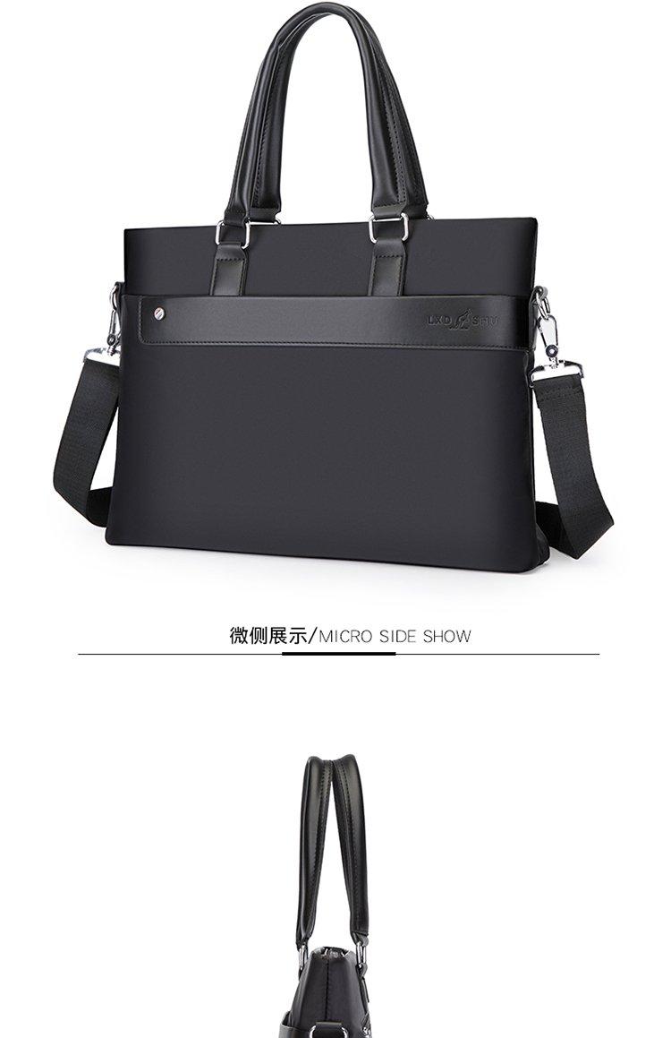 Product Introduction of Zipper Shoulder Bag Free Size Nylon Cloth Shoulder Crossbody Tote for Men 15