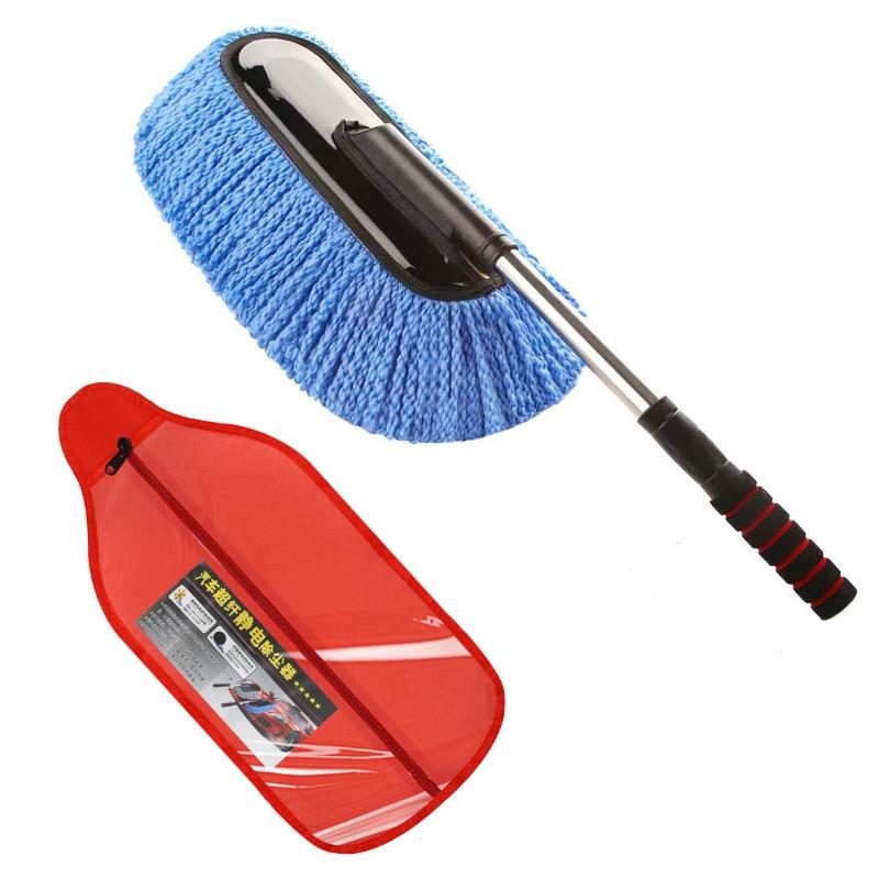Rửa Xe Lau Xe Có Thể Thu Vào Xe Đặc Biệt Lau Xe Chống Thương Tích Bàn Chải Rửa Xe Công Cụ Lau Xe Bụi 9