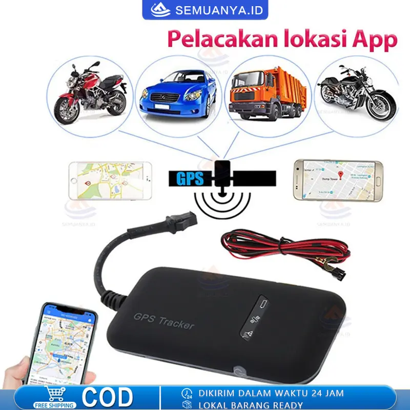 【COD】4G GPS Tracker APP GT02A Pelacak Motor/Mobil GSM ORIGINAL GPRS Kendaraan Pencari Lokasi Waktu Nyata Mobil Motor Anti Maling 0