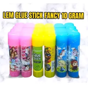 24 pcs LEM GLUE STICK FANCY 10 GRAM, LEM ROKOK LINTING, GLUE STICK NON TONIX.