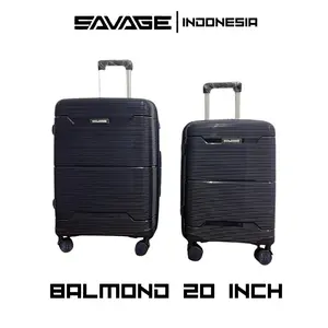 SAVAGE BALMOND Koper 20 Inch - 24 Inch Kabin Bagasi Anti Pecah 4 Roda 360 Rotasi Tahan air Anti Maling Dapat diperluas