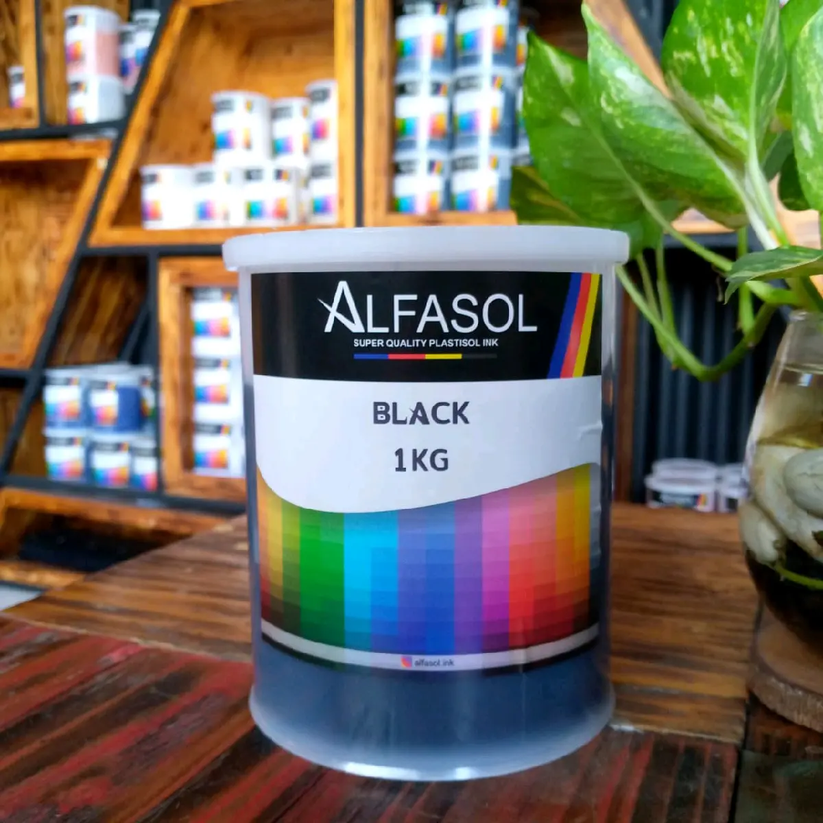 Alfasol Tinta Sablon - Black