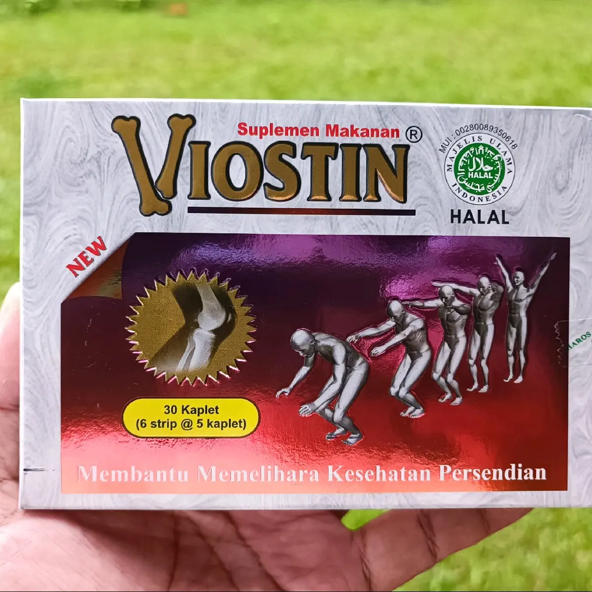 Viostin halal 1 box  30 kaplet suplemen sendi