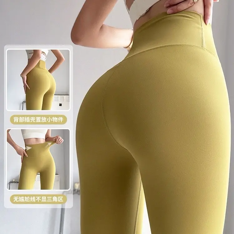 [ HOT ] Quần dài thể thao K3338 Gym/Yoga/Pilates lulu có túi sau. Chất liệu 25% Spandex thoáng mát , đàn hồi 4 chiều 6