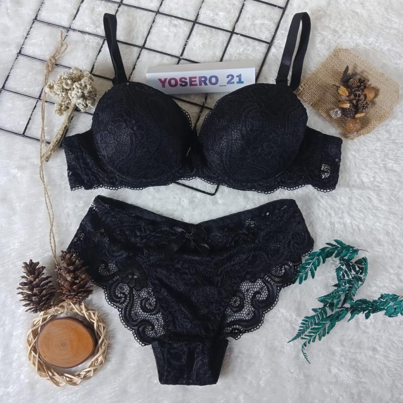 Product Introduction of BRA SET bh + cd beha celana dalam wanita setelan renda import quality RC03 36-42 cup B / bra sexy hot busa motif bunga import 1 set beha dewasa hot sexy 6