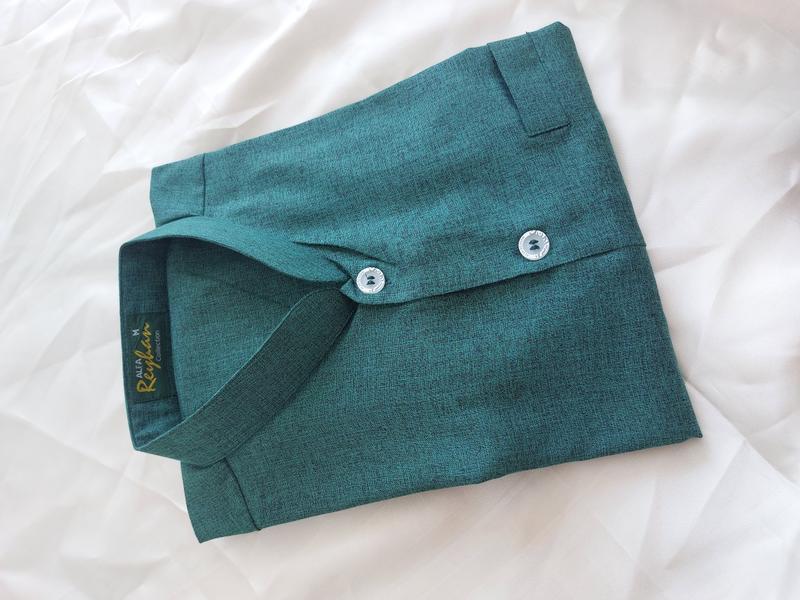 Product Introduction of Lembut Baju koko madinah Alfa reyhan / taqwa katun madinah / kerah sanghai / baju koko habib Polos Dewasa Muslim Mewah Pria 3