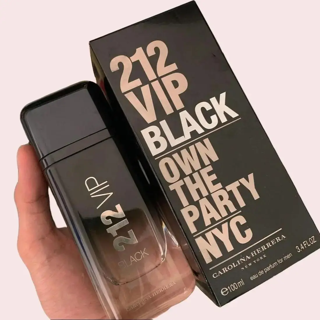 Parfum Pria CH 212 VIP BLACK 100mL ORIGINAL Woody Laki-laki Perfume Wangi Terwangi Pewangi