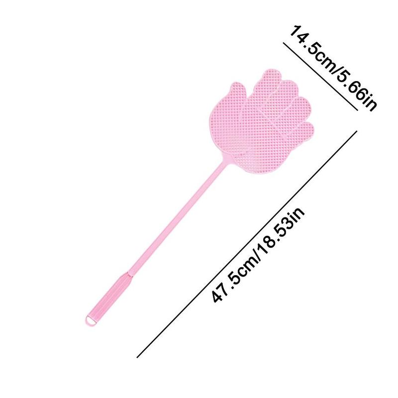Product Introduction of 1/6 Creative Palm Fly Swatter Manual Model Plastic Fly Swatter Mosquito Swatter Lengthened Thickened Large Anti-mosquito Swatters 23