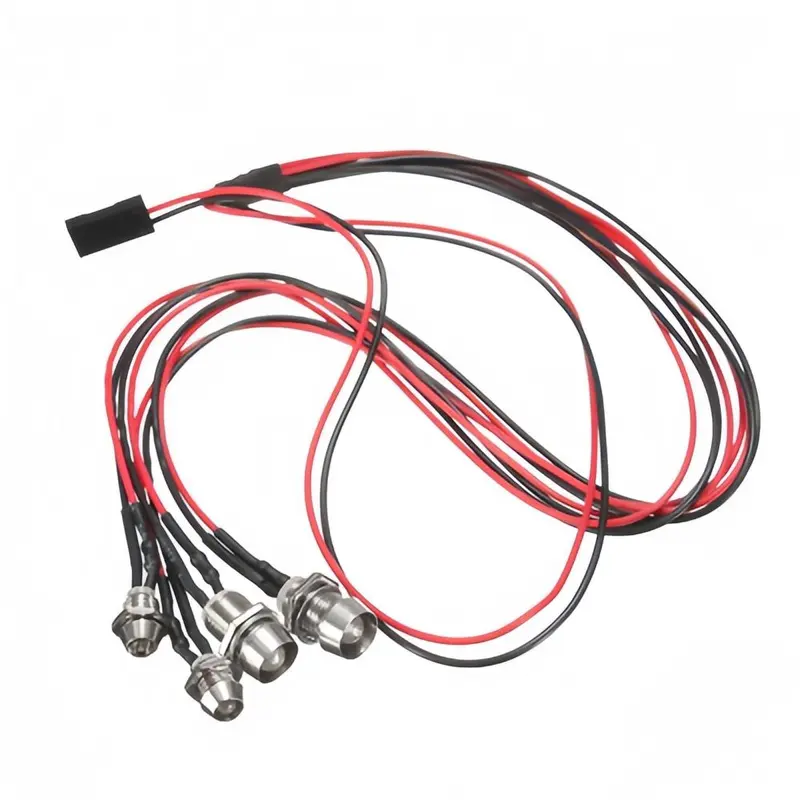 Bộ đèn LED RC, Mới, dành cho bánh xích 1 / 8 1 / 10 1 / 12, Đèn pha dễ lắp đặt, Thích hợp cho ô tô trôi dạt, đèn pha xe tải RC, cho HSP, HPI, MN99, MN90, Wltoys 1