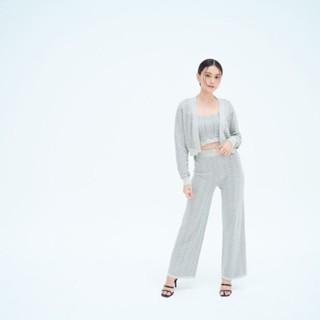 MUKU Vetiver Premium Knit Cardigan Set (Tube&Cardigan) 4