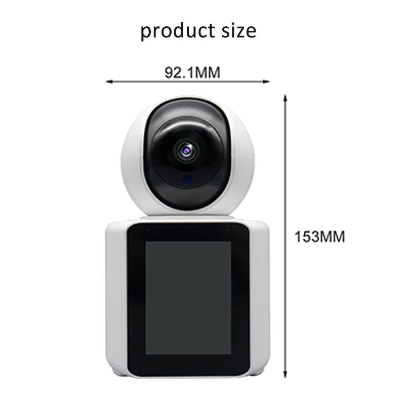 Product Introduction of Intelligent surveillance camera visual two-way video call one-click call home baby monitor with screen 12