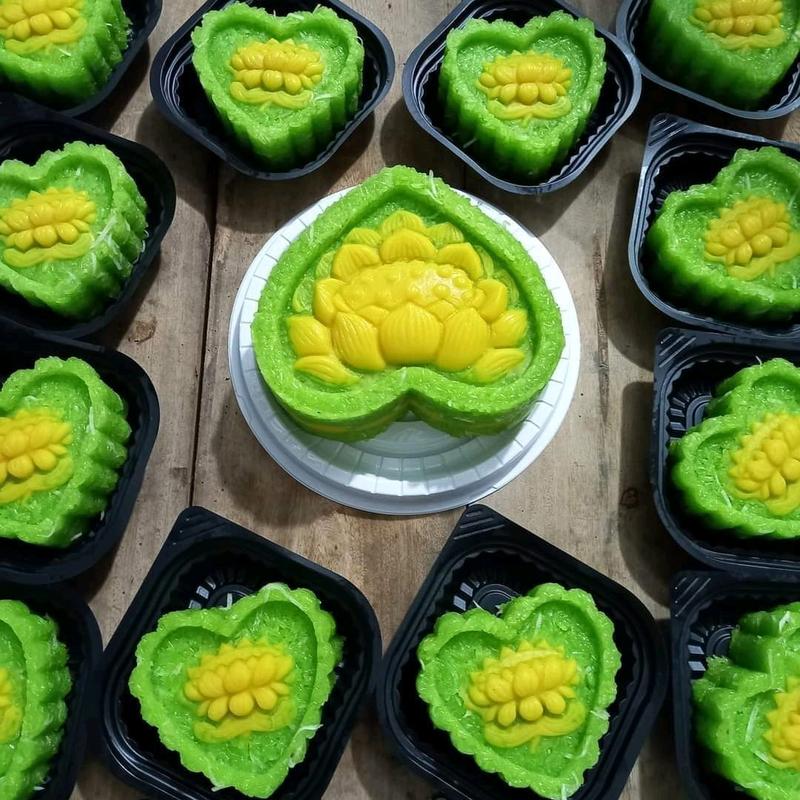 Khuôn Xôi Tim Hoa Sen Nhỏ 10cm & Lớn 16cm Dày Dặn Sắc Nét Cho Xôi 300g & 700g