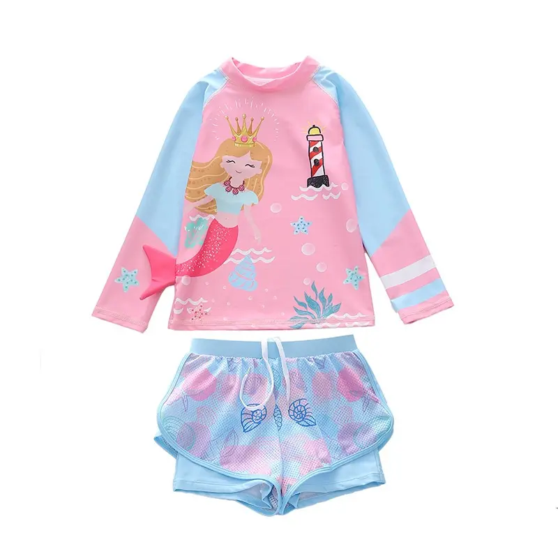 [HỎA TỐC] Đồ bơi cho bé gái chống tia UV Hàng loại 1 Bikini đi biển bé gái 2