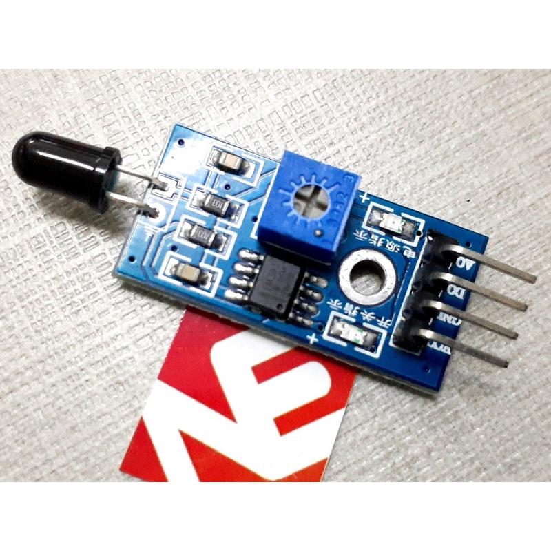 Flame Sensor 4 Pin Fire Detection IR Receiver Module Arduino Raspberry ...