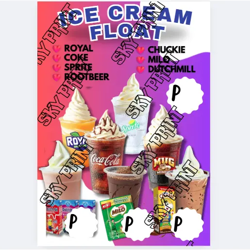 Waterproof bannerFruity Float MILO float Chuckie float Store Sign ...