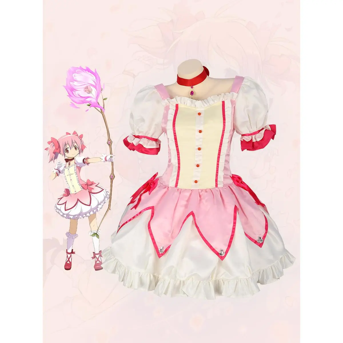 Magic Girl Cos Costume Deer Eye round Xianganqi Full Set Cosplay Combat ...