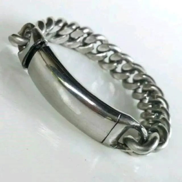 READY (COD) GELANG BAJA MODEL SLUP ANTI KARAT Silver
