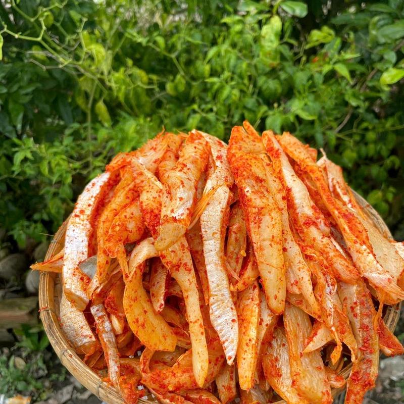 Khô Ức cá dứa thái sợi dài tẩm bột ớt tặng mắm me -Hương vị việt - miền sông nước Food Chua Snack Ăn Vặt Cay Vị Chua 