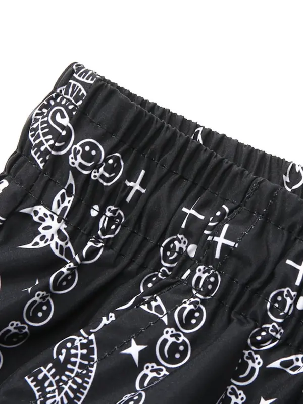 Men's Paisley Print Pocket Drawstring Waist Shorts, Regular Fit Casual Fashion Shorts for Summer, Men's Bottoms for Daily Wear 6