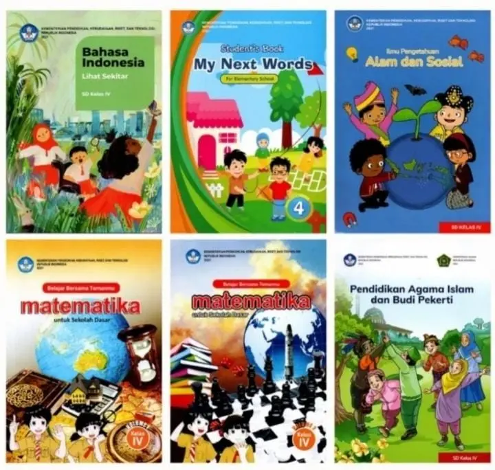 Buku Tematik Kelas 4 SD K.13 dan K. Merdeka Penerbit KEMENDIKBUD