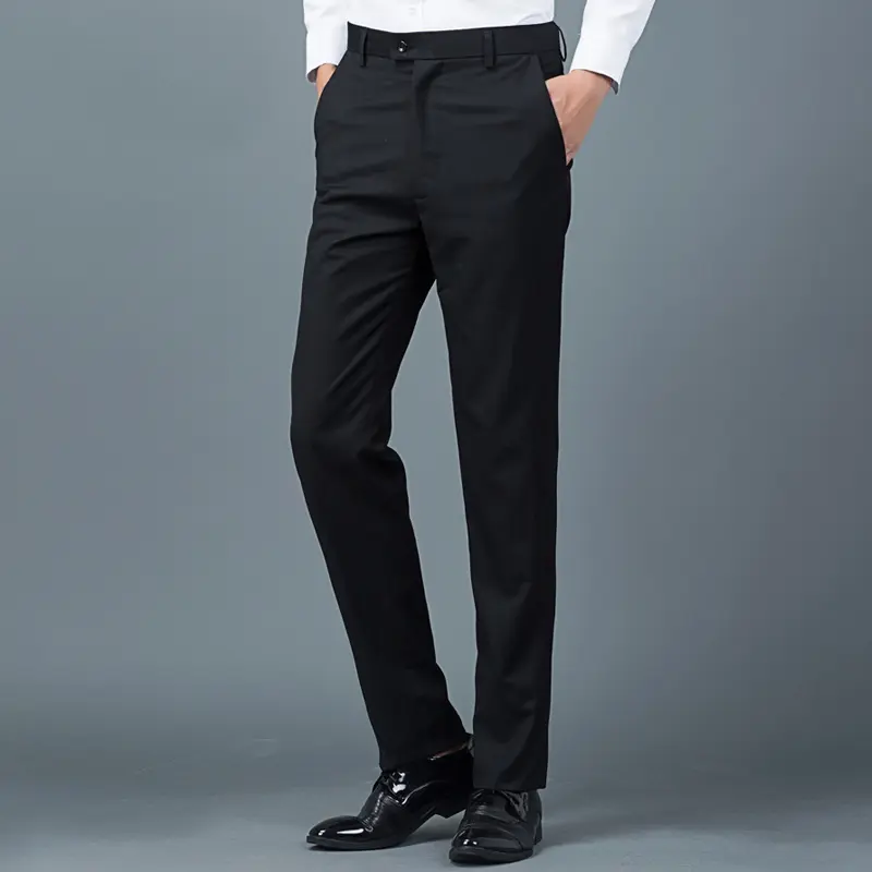 2024 Summer New Suit Pants Men's Slim Fit for Work Black Suit Pants Business Casual Suit Pants Men's Business Pants