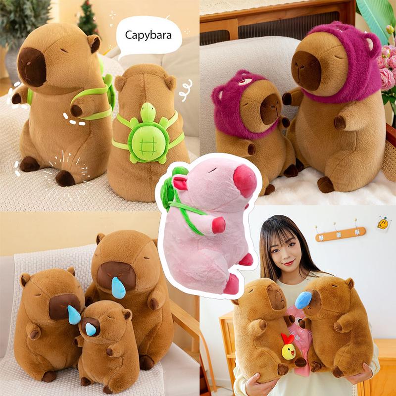 Gấu Bông Chuột Capybara Siêu Mền Thú Nhồi Bông Capybara Bộ Trưởng Bộ Ngoại Giao Siêu Đáng Yêu - Gấu Xinh - G136 Toy Thú Bông Đồ Chơi