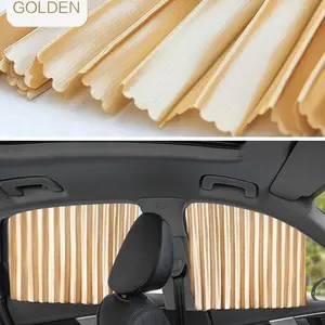 AM-10 Premium Tirai Gorden Jendela Kaca Mobil Sunshield Sun Shades Car Magnet Window Sun Shades 4 pcs Anti Panas UV Universal Mobil Daihatsu Toyota
