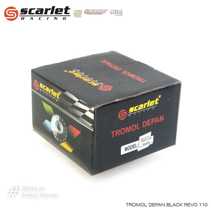 Gambar Scarlet Racing - Tromol Trombol Hub Depan Belakang Set Motor  Revo 110 Motor Motorcycle - Bllack dari scarletracingindonesia Kota Administrasi Jakarta Utara Tokopedia