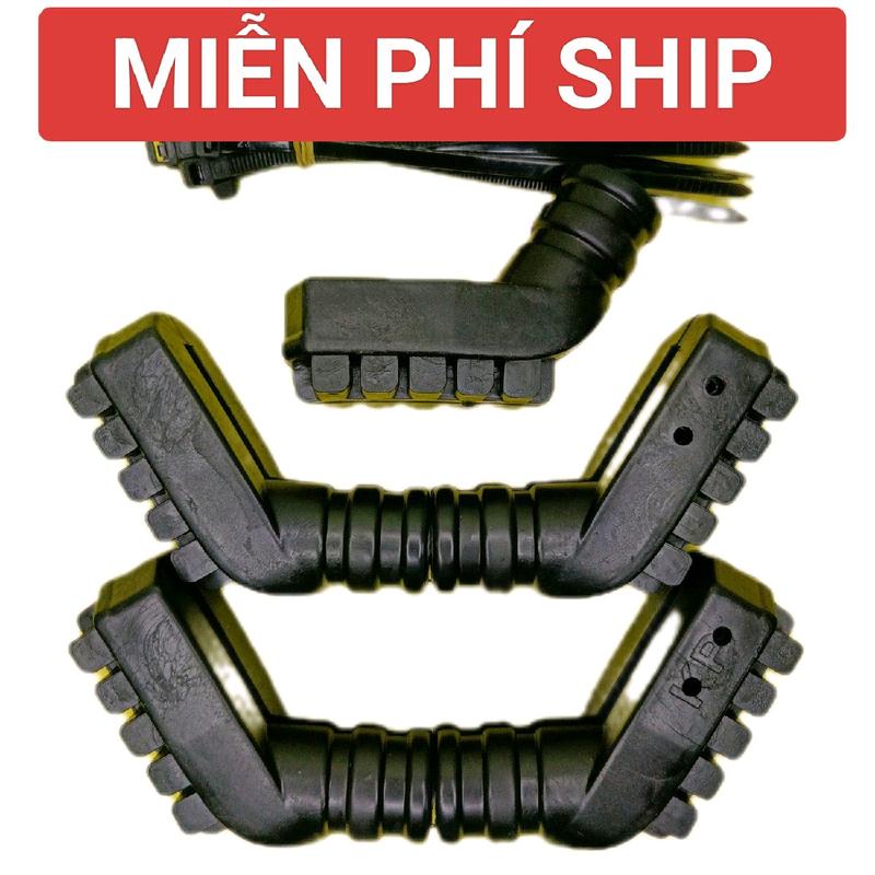 combo 5 cái đế cao kèm 10 dây rút bọc chân chống xe máy loại đế cao dùng cho chân chống xe có độ nghiêng lớn Phụ Kiện đồ choix wave honda Phụ Tùng Cao Su xemay wavenho để chân phutung chinhhang