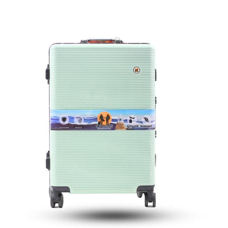Vali Two Brothers khung nhôm T682 cao cấp Size 20/24/28 hợp kim PC/ABS bền đẹp chắc chắn giá hợp lý - Tặng bọc vali + tag vali + miếng dán sticke xám chì tích hợp ngăn phân loại valik hung Nhung Da Nam Đồng vali gooby