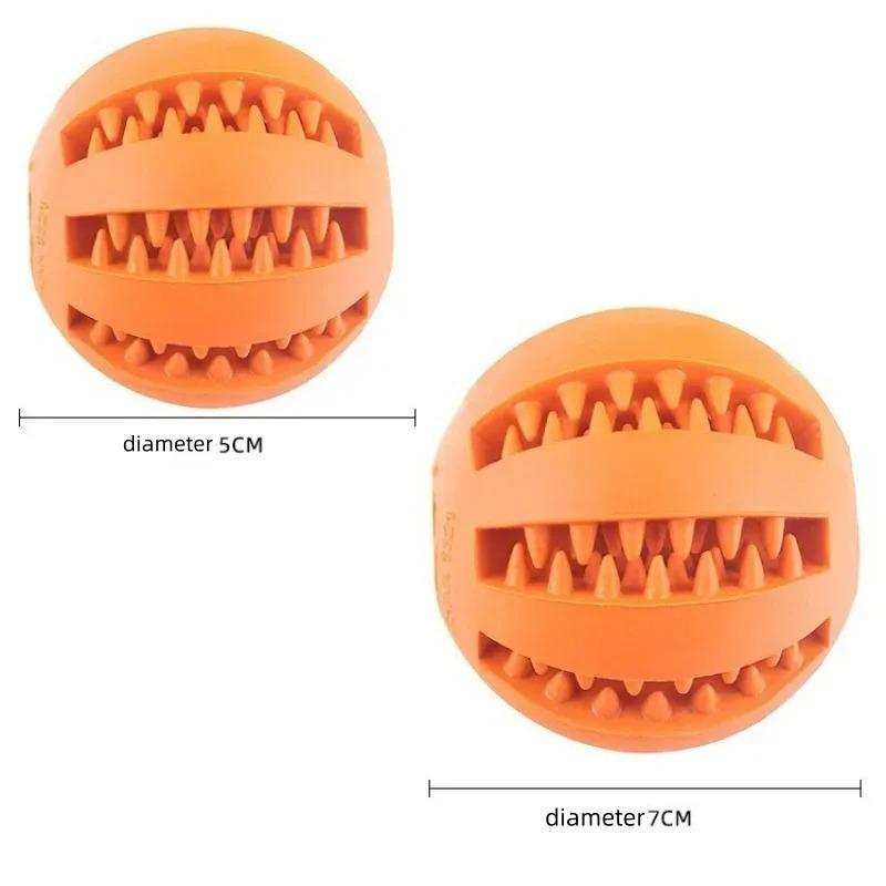 Maninan Gigi Bola Karet Lembut Mainan Kucing Anjing Murah TEETH Cleaning Ball 4
