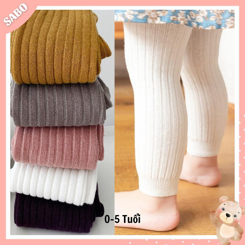 Quần Tất Len Không Bàn Mềm Mại Cho Bé 3m-5y, Quần Legging Cho Bé Trai Bé Gái - SABOBABY