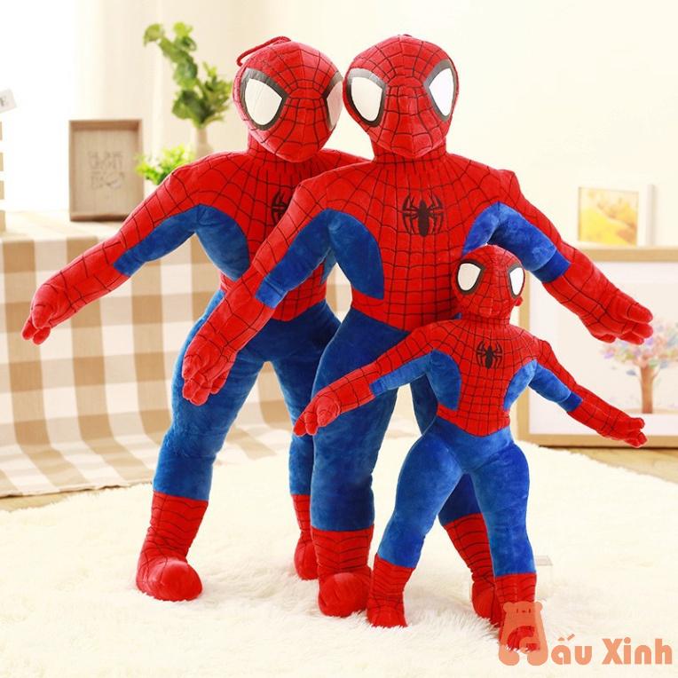 Gấu bông gối ôm siêu nhân người nhện cho bé siêu ngầu - Gấu xᶖnh - G41 Thú Bông Thú Nhồi Bông Thú Bông Thú Nhồi Bông Toy Đồ Chơi Cao Su