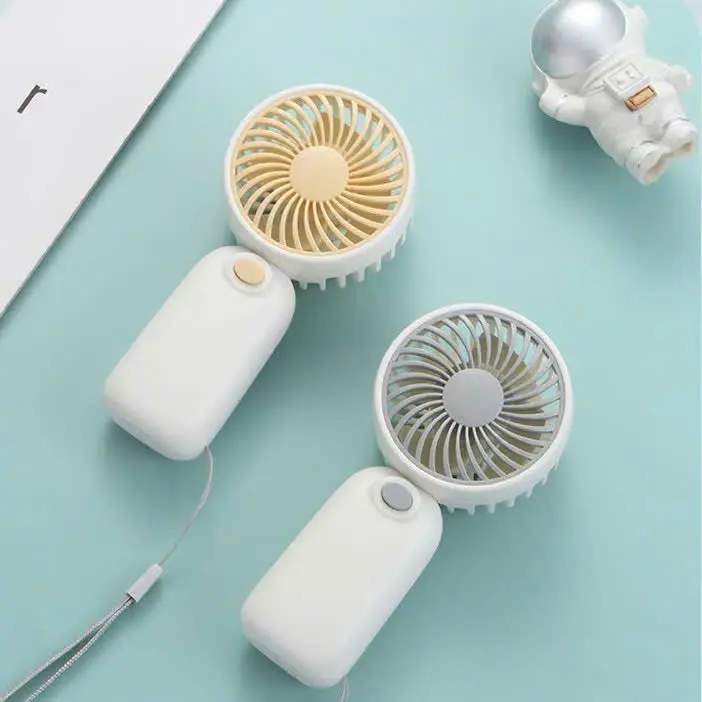 Quạt Cầm Tay Mini Đáng Yêu Dùng Pin Tiện Lợi - Quạt Cầm Tay Nhỏ Gọn Kèm Dây Treo Siêu Dễ Thương 0