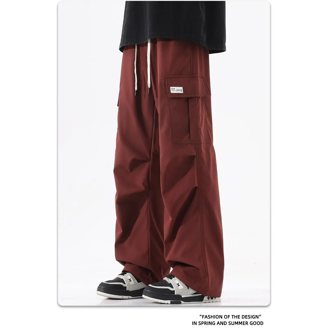 Trendy Couple's Cargo Pants - Y2K Streetwear Fashion Baggy Straight Leg Joggers for Women & Men |   TikTok went viral
