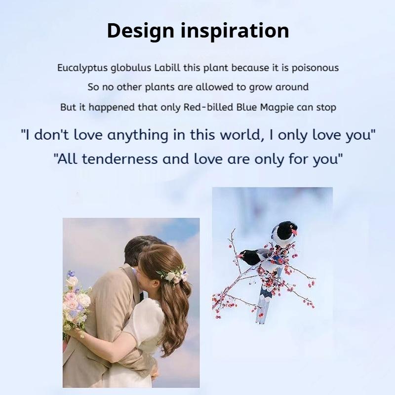 Gelang couple Eucalyptus biru Gelang Pasangan gelang fashion gelang pria wanita adjustable