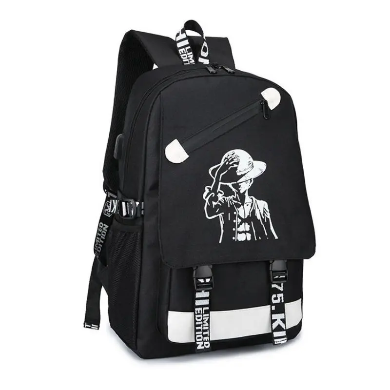 Balo Đi Học Nam Nữ In Hình Đội Mũ Vải Chống Thấm Nước. Cặp Backpack Đeo Vai Thời Trang Nam Nữ Đa Năng 1