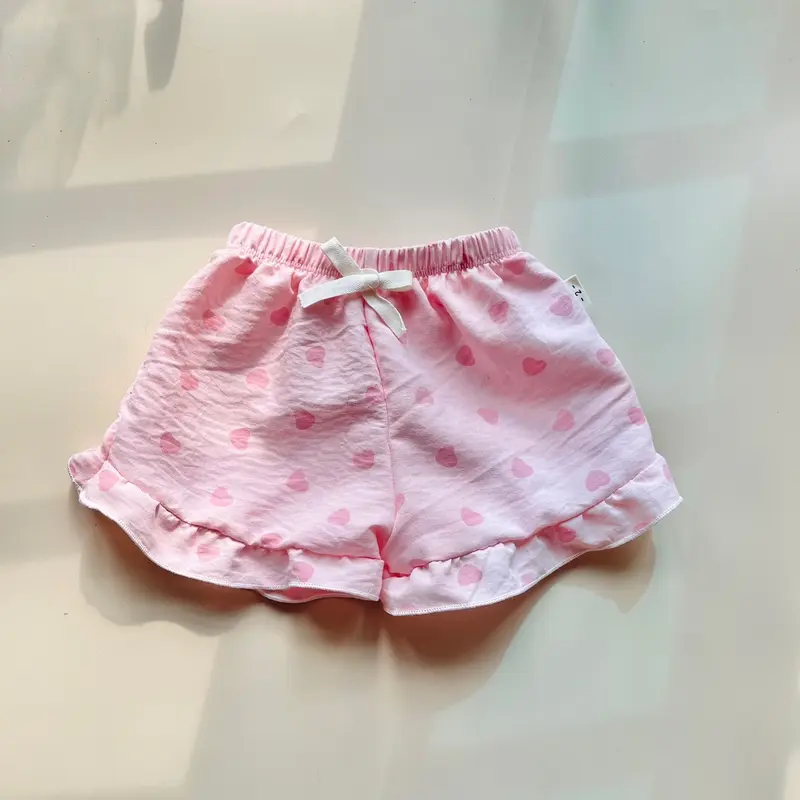 Quần đùi bèo chất đũi mềm mát cho bé gái(3-15kg) 5